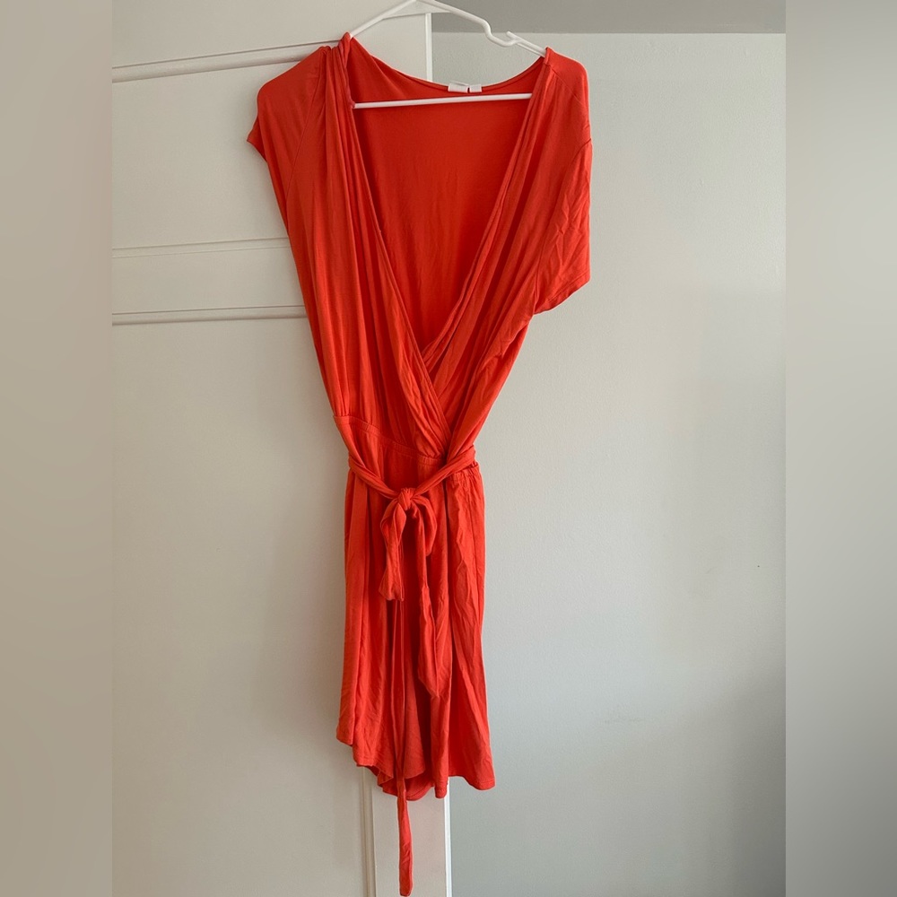 Gap Large Tall Romper - Coral